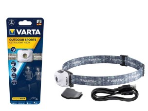 Torcia Frontale Ricaricabile Outdoor Sports H30R Bianca 1863.101 VARTA