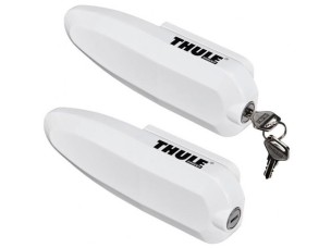 Coppia serrature per camper e furgoni Universal Lock bianche