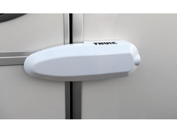 Coppia serrature per camper e furgoni Universal Lock bianche