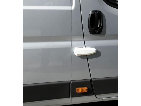 Coppia serrature per camper e furgoni Universal Lock bianche