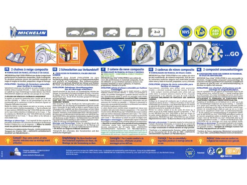Catene neve Easy Grip Evolution gruppo EVO 12