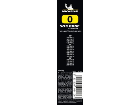 Calze da neve in tessuto SOS Grip Evolution gruppo SOS0