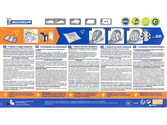 Catene neve Easy Grip Evolution gruppo EVO 17